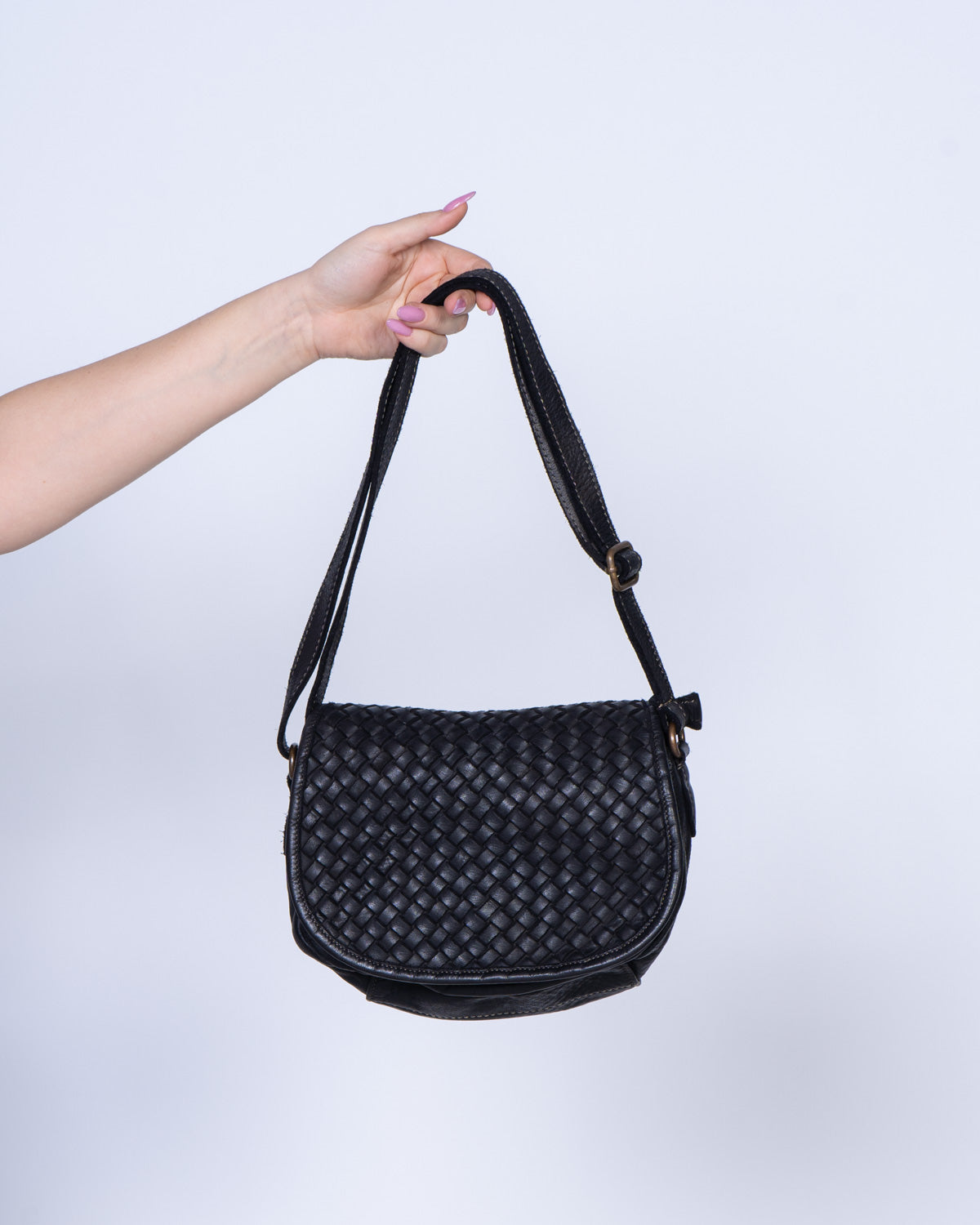 BORSA MARGHERITA NERO