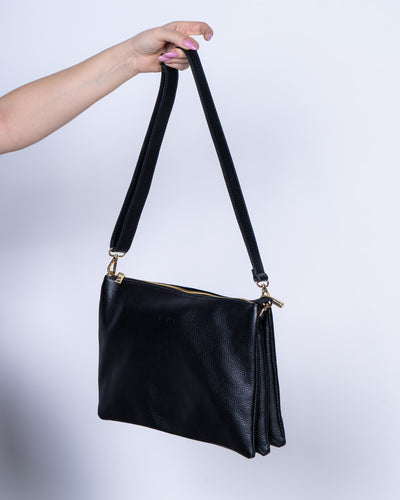 BORSA OLIVIA PELLE NERO