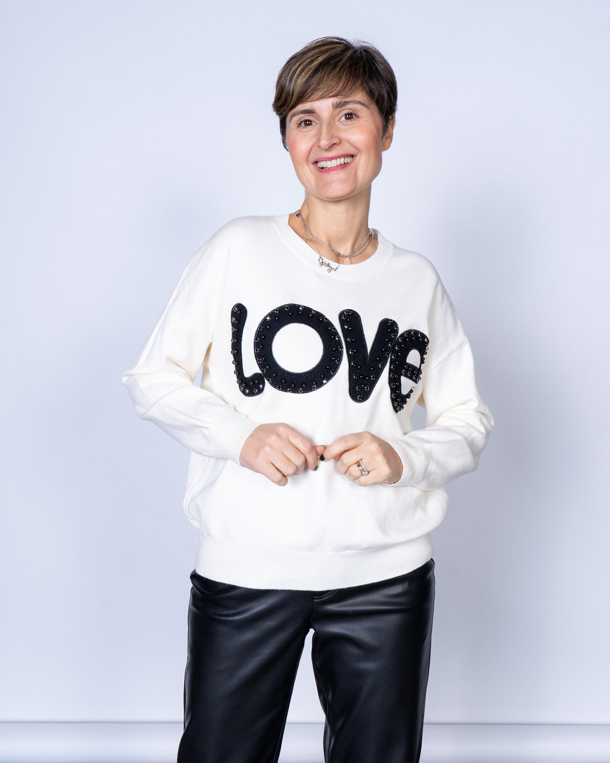 MAGLIONE LOVE PANNA