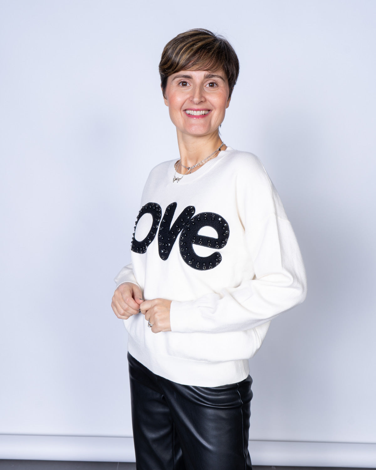 MAGLIONE LOVE PANNA