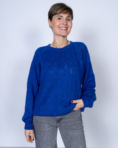 MAGLIONE ESPIGA BLU ROYAL