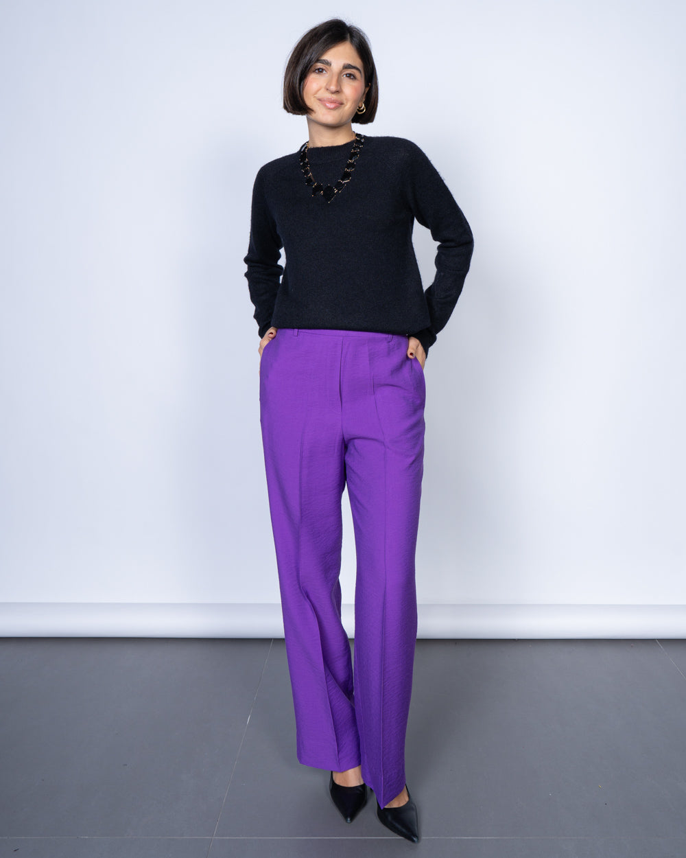 PANTALONE PHIONA VIOLA