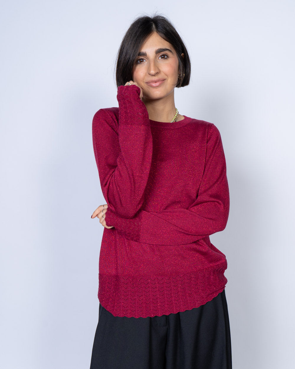 MAGLIONE CHIMMA ROSSO