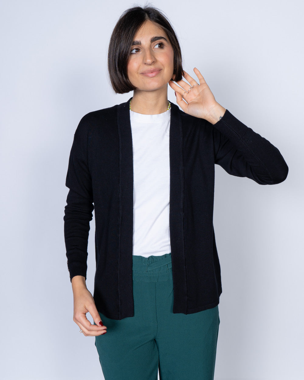 CARDIGAN CLIA NERO