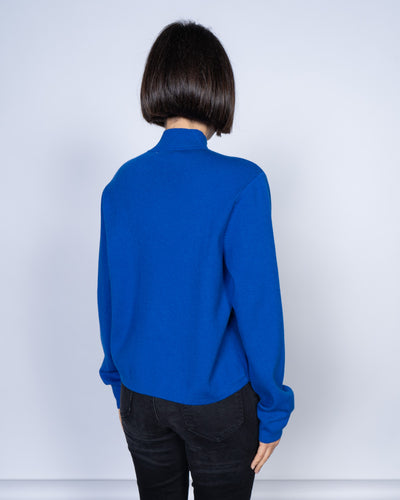 MAGLIONE NIKA LS BLU