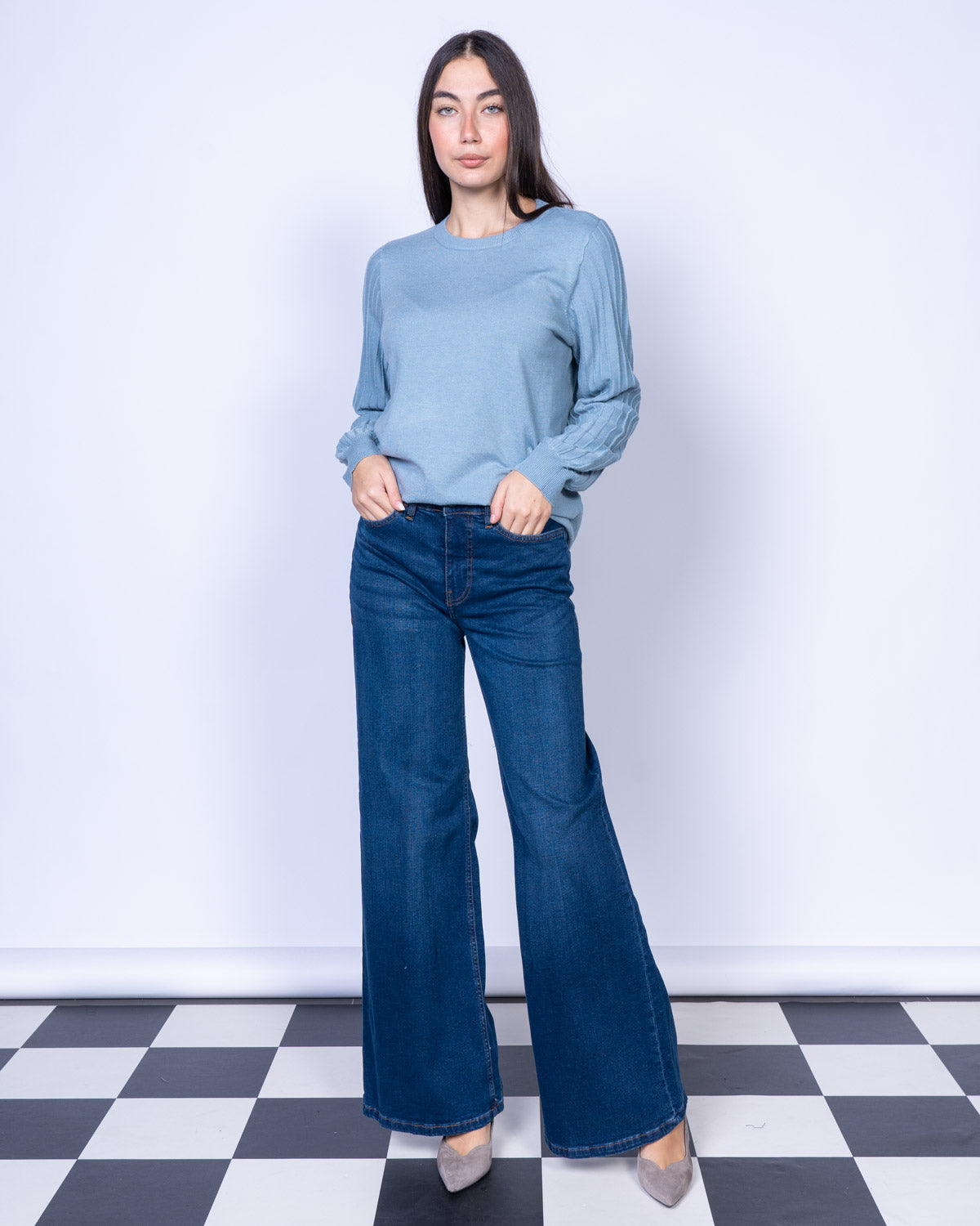 JEANS TWIGGY BLU SCURO