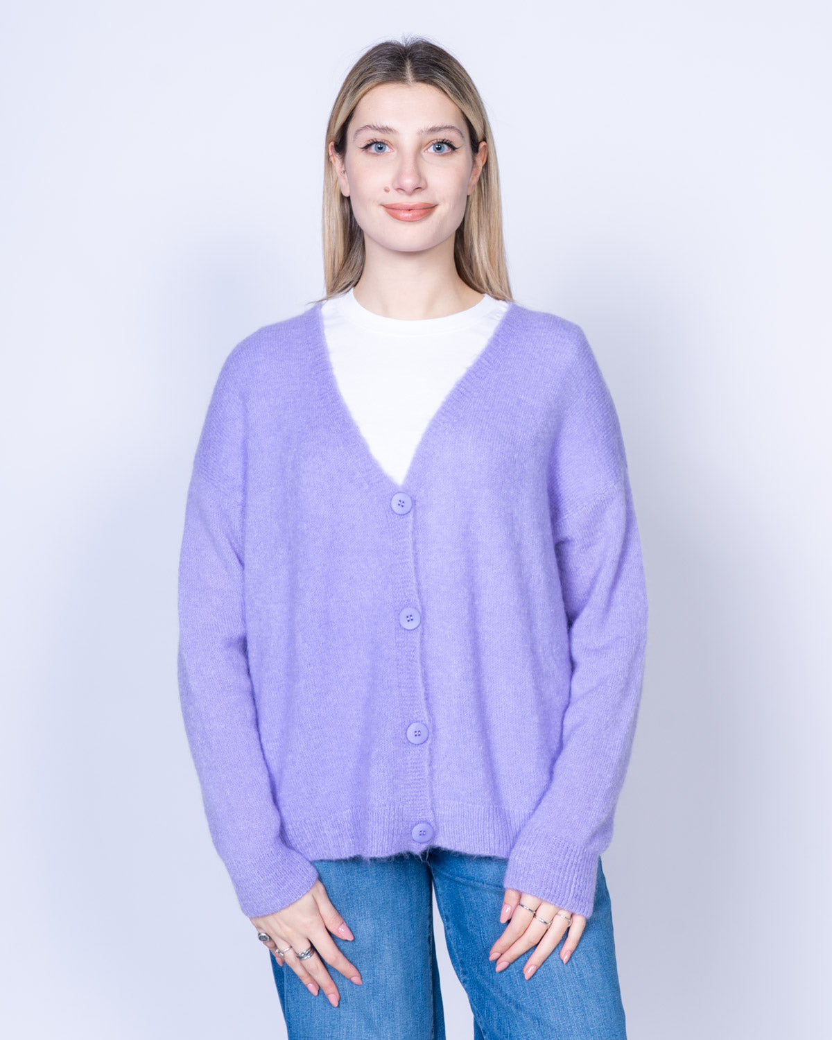 CARDIGAN AMARENA LILLA