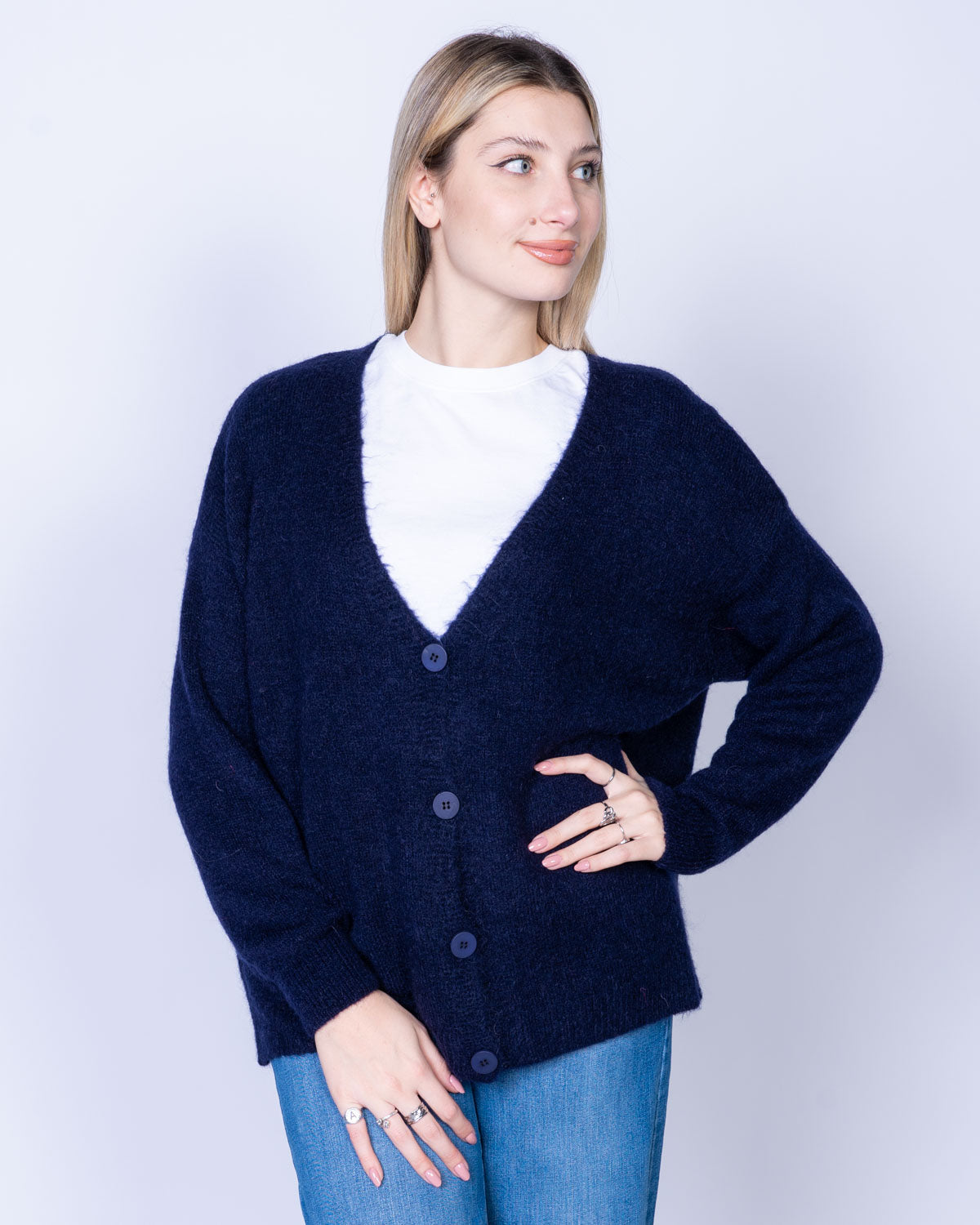 CARDIGAN AMARENA BLU