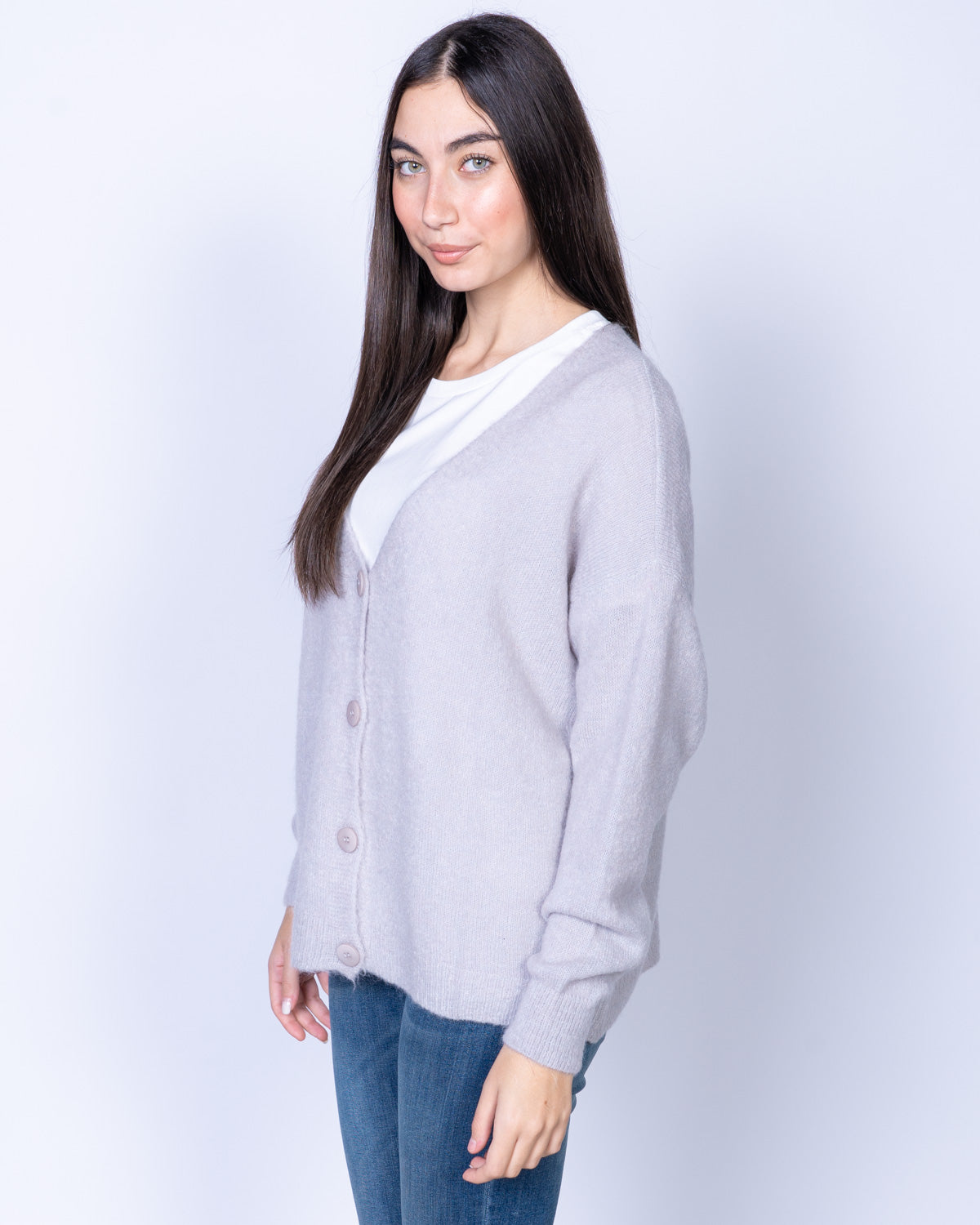 CARDIGAN AMARENA GRIGIO