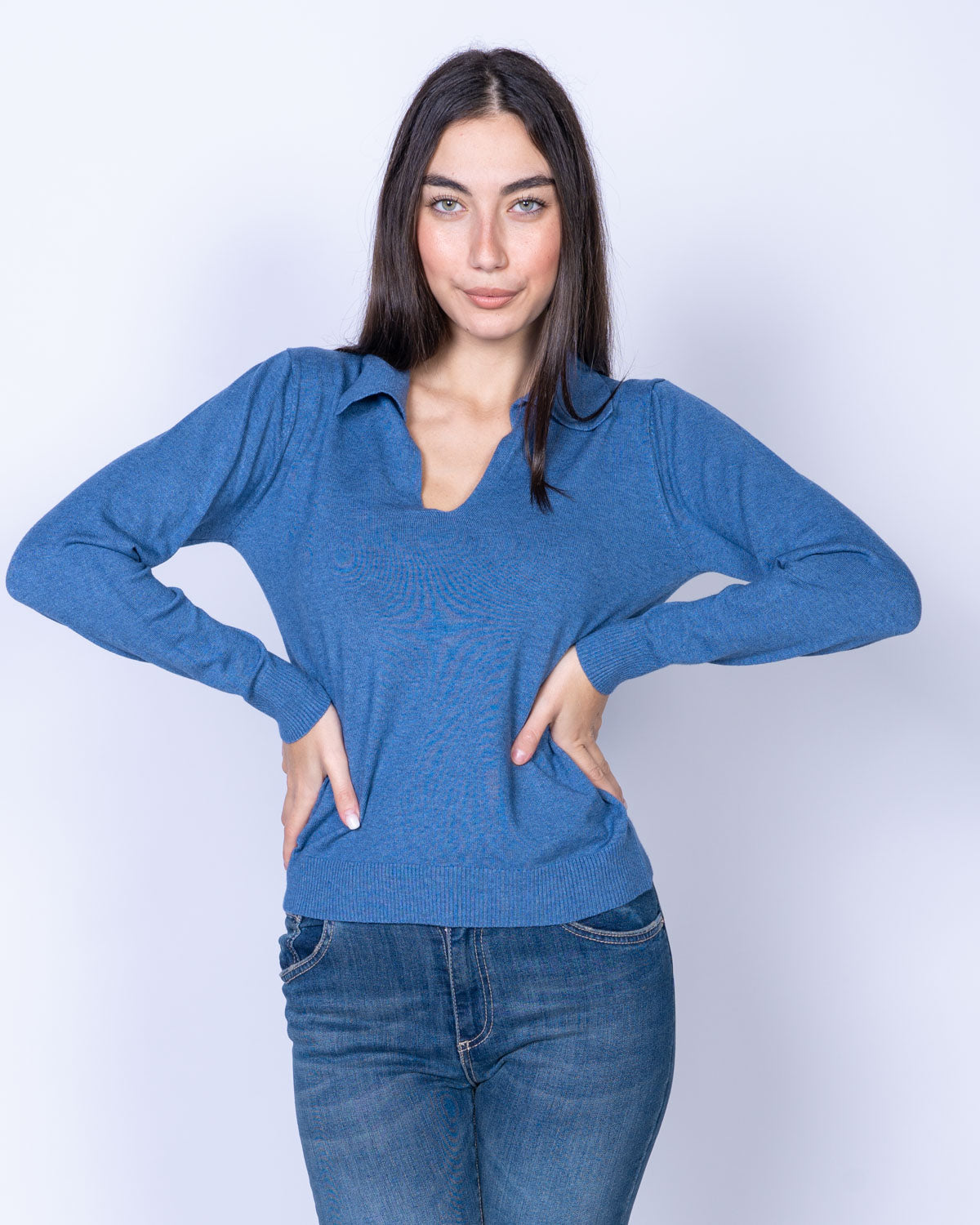 MAGLIONE ELEKTRA DENIM