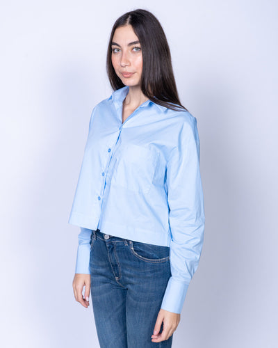 CAMICIA NINA CELESTE