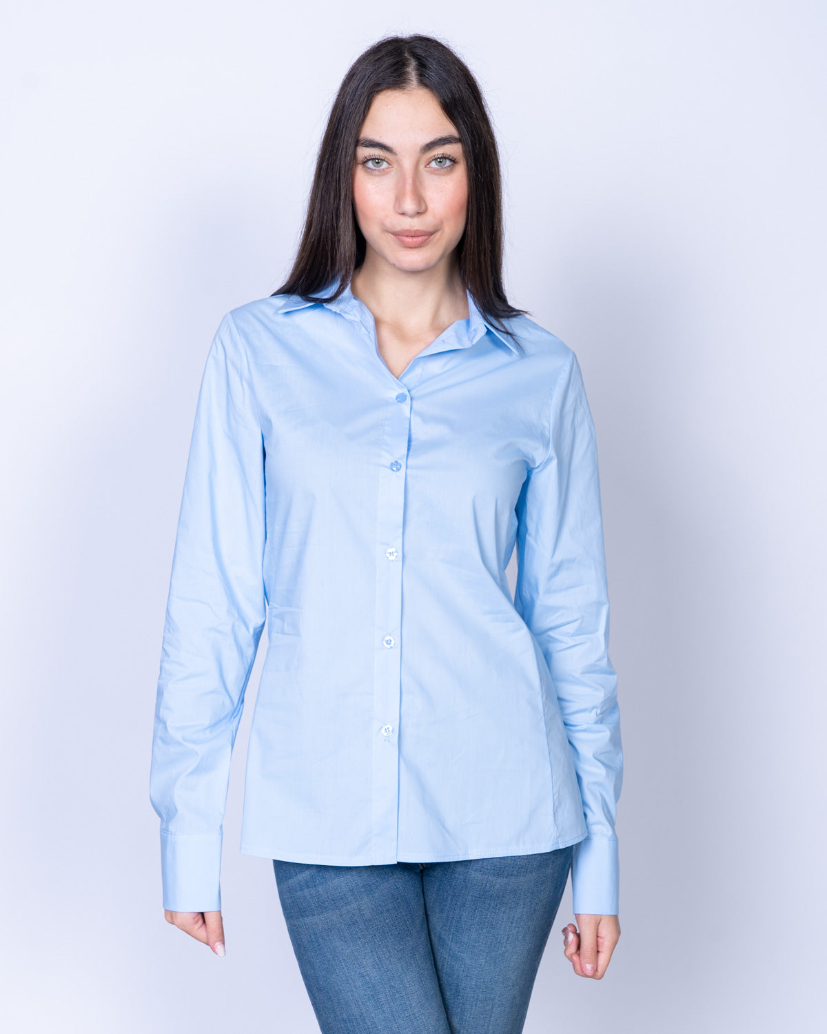 CAMICIA NUCCIA CELESTE