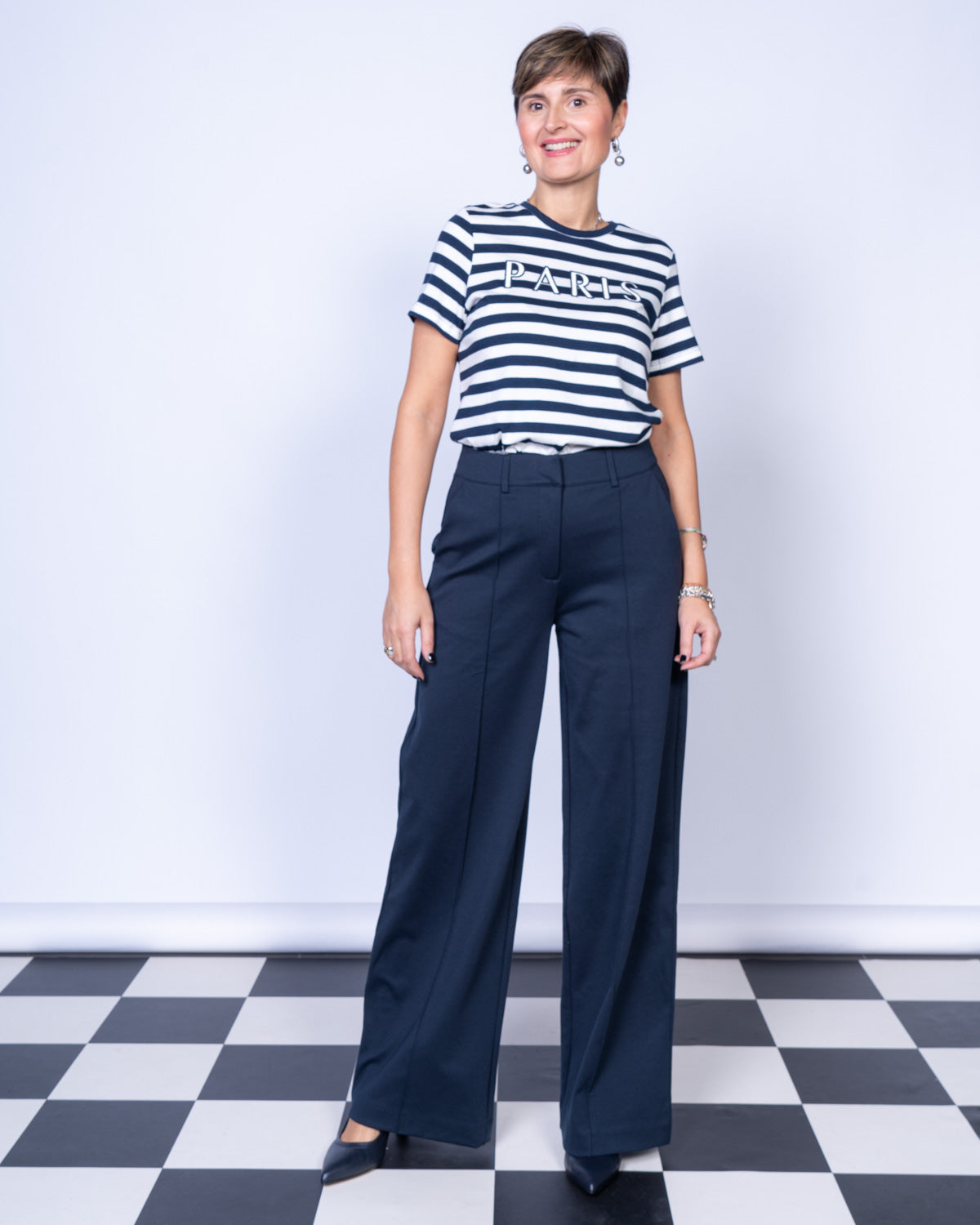 PANTALONE KATE OFF BLU