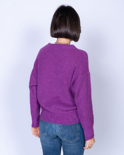 MAGLIONE COCCO VIOLA