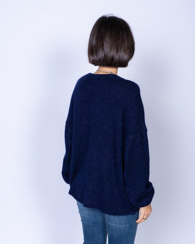 MAGLIONE LIQUIRIZIA BLU