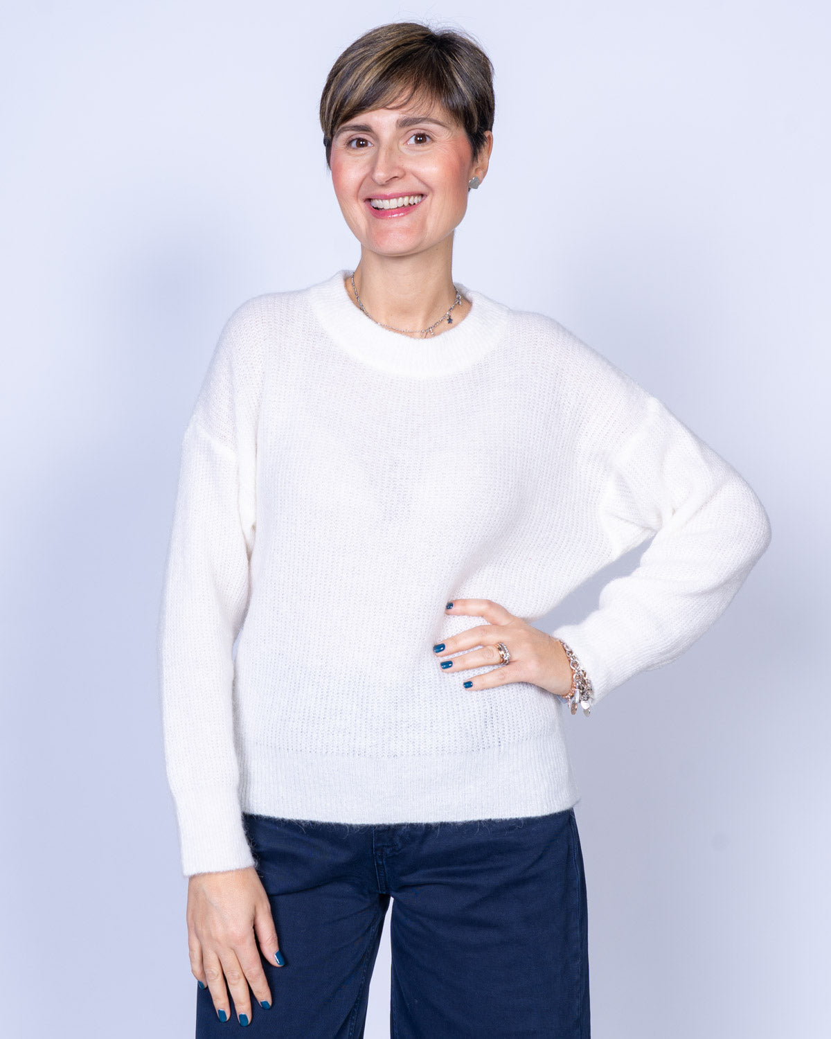 MAGLIONE COCCO PANNA