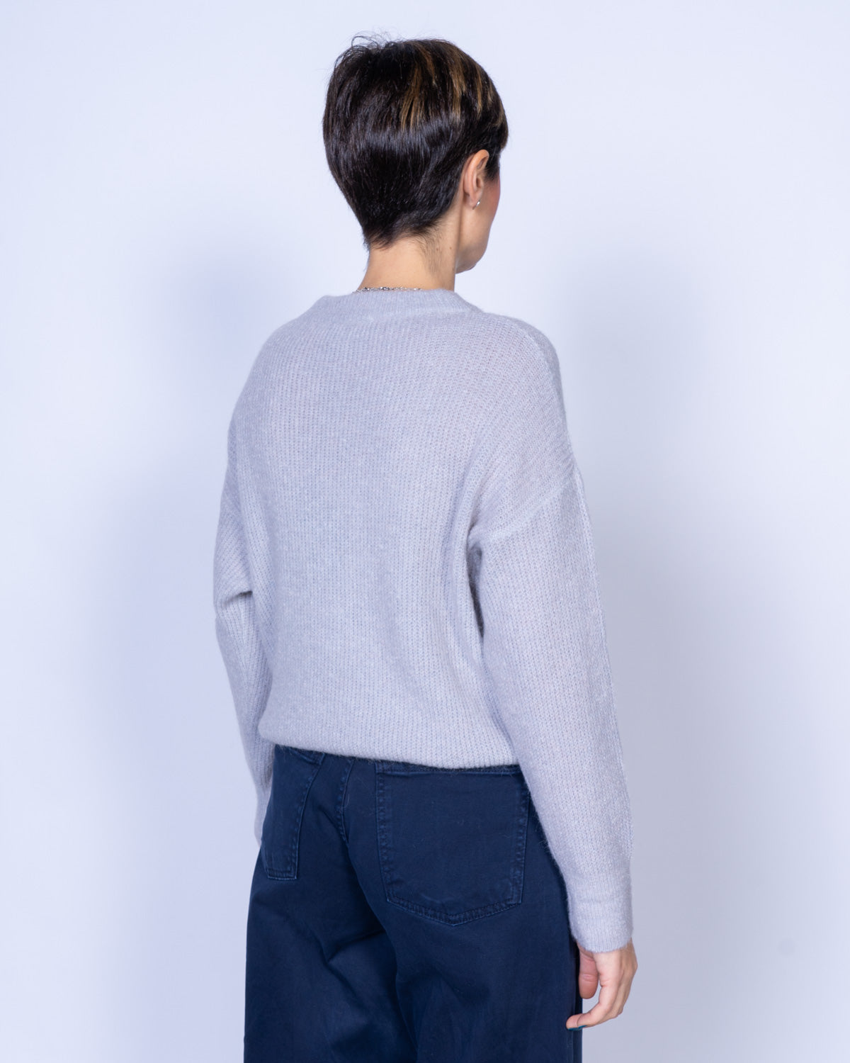 MAGLIONE COCCO GRIGIO