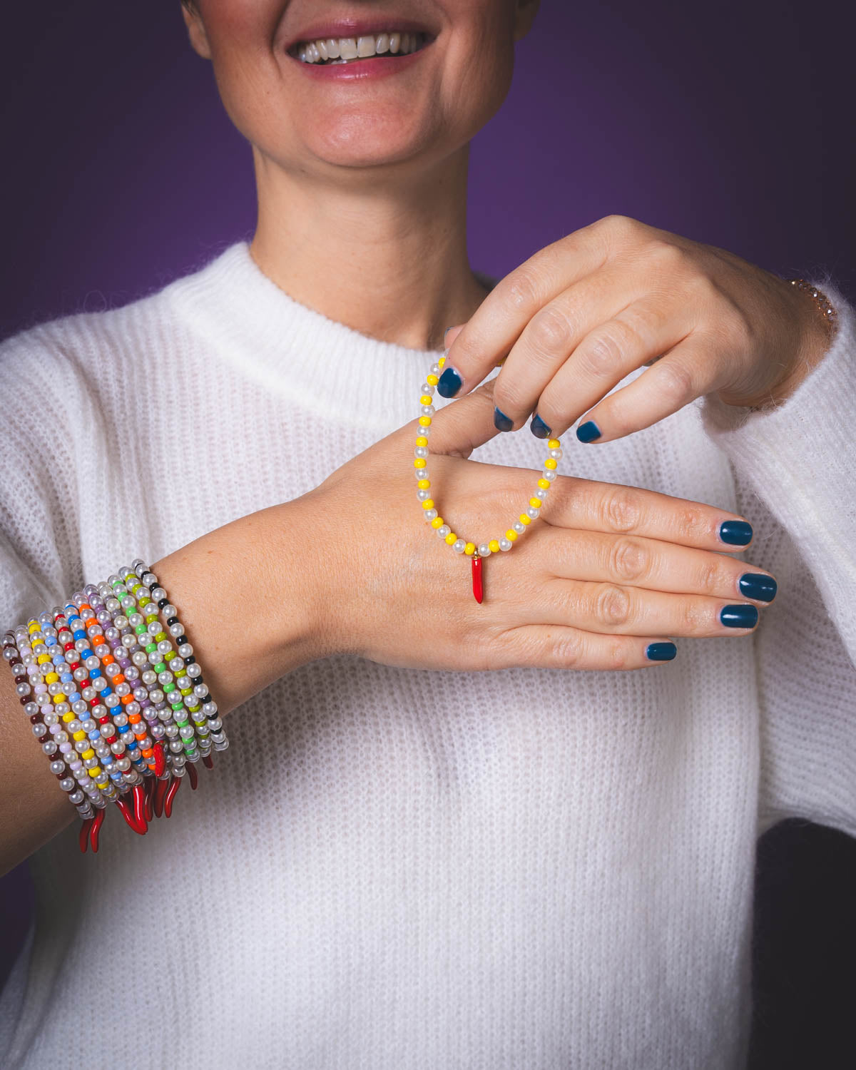 BRACCIALE SCARAMANTICO GIALLO