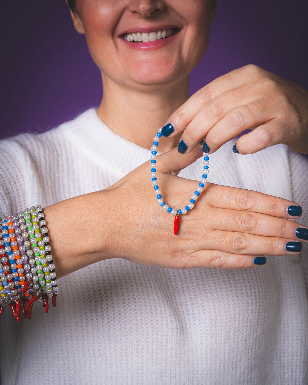 BRACCIALE SCARAMANTICO BLU