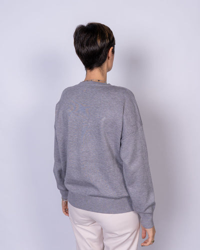 MAGLIONE LOVE GRIGIO