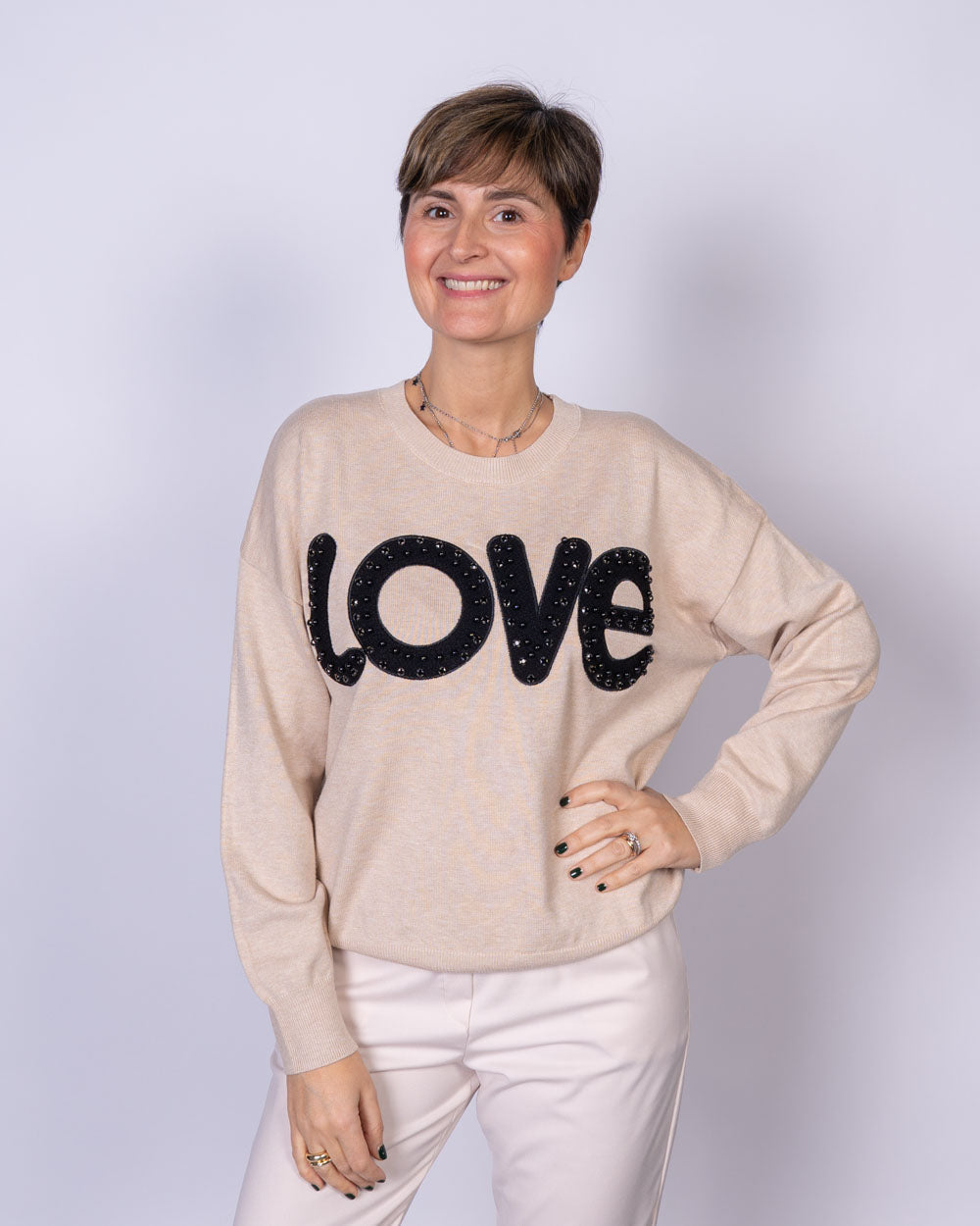 MAGLIONE LOVE FANGO