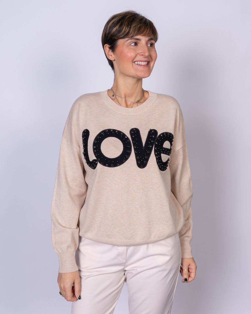 MAGLIONE LOVE FANGO