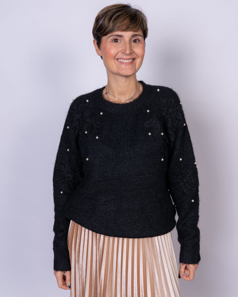 MAGLIONE FLAVIA NERO