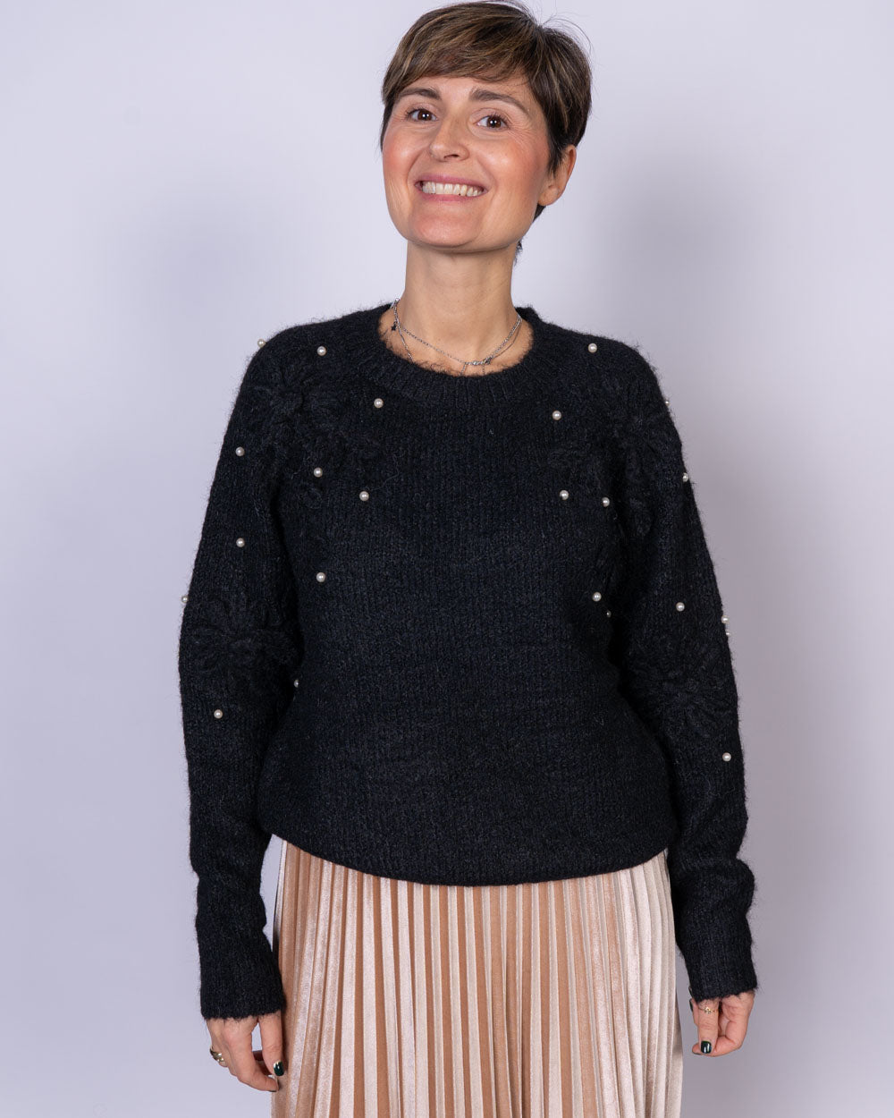 MAGLIONE FLAVIA NERO