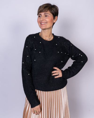 MAGLIONE FLAVIA NERO