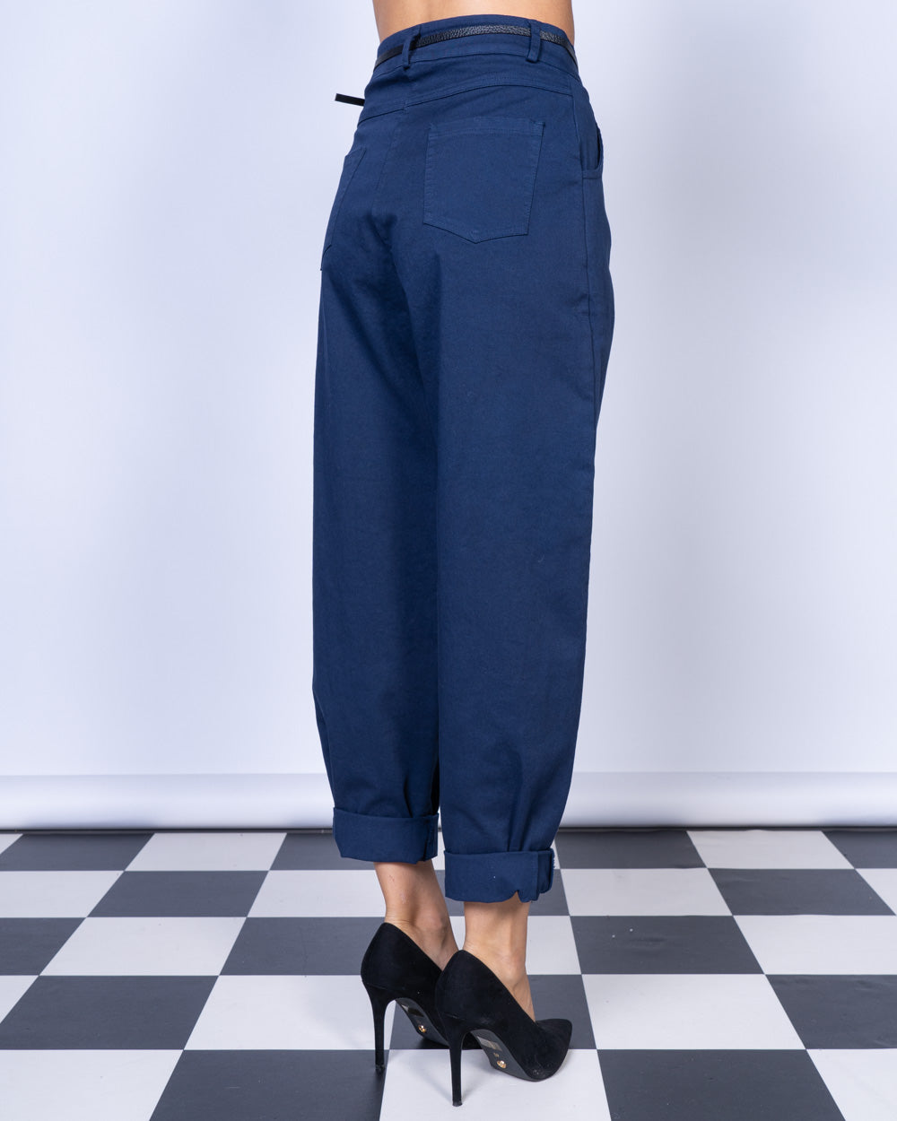 PANTALONE FEDRA BLU