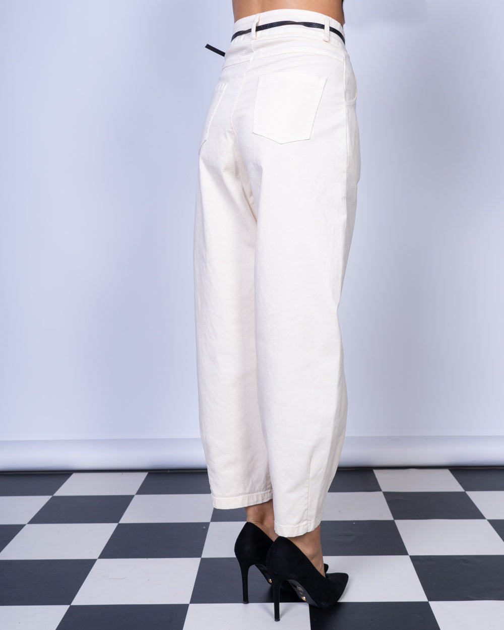 PANTALONE FEDRA LATTE