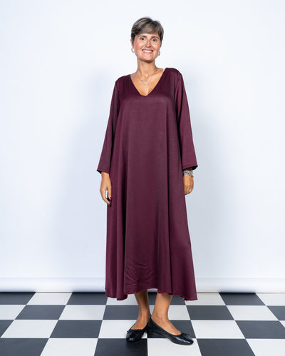 VESTITO AMALFI BORDEAUX