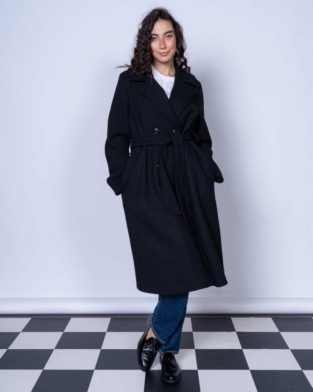 CAPPOTTO GARDENIA NERO