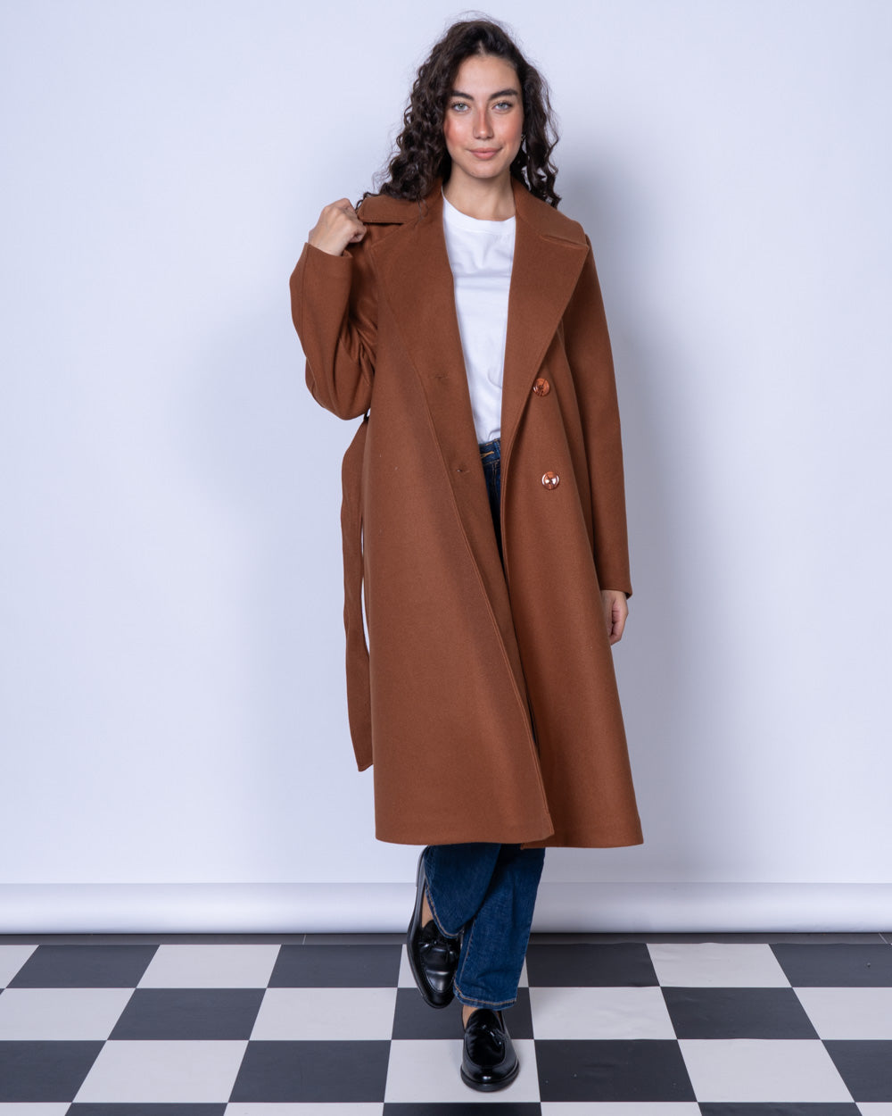 CAPPOTTO GARDENIA TABACCO