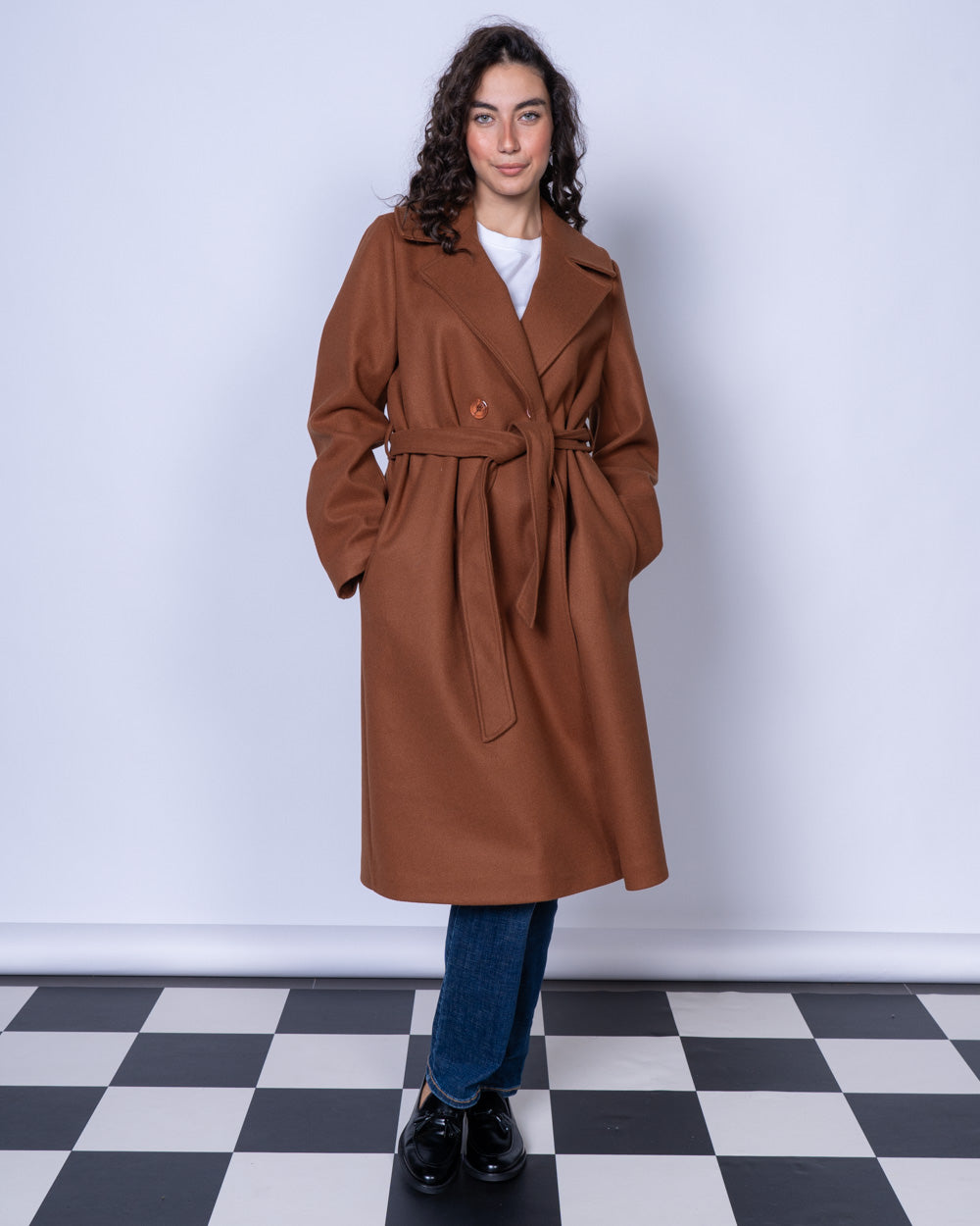 CAPPOTTO GARDENIA TABACCO