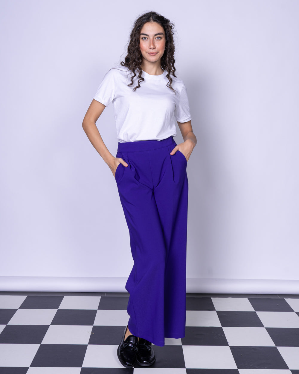 PANTALONE GINESTRA VIOLA