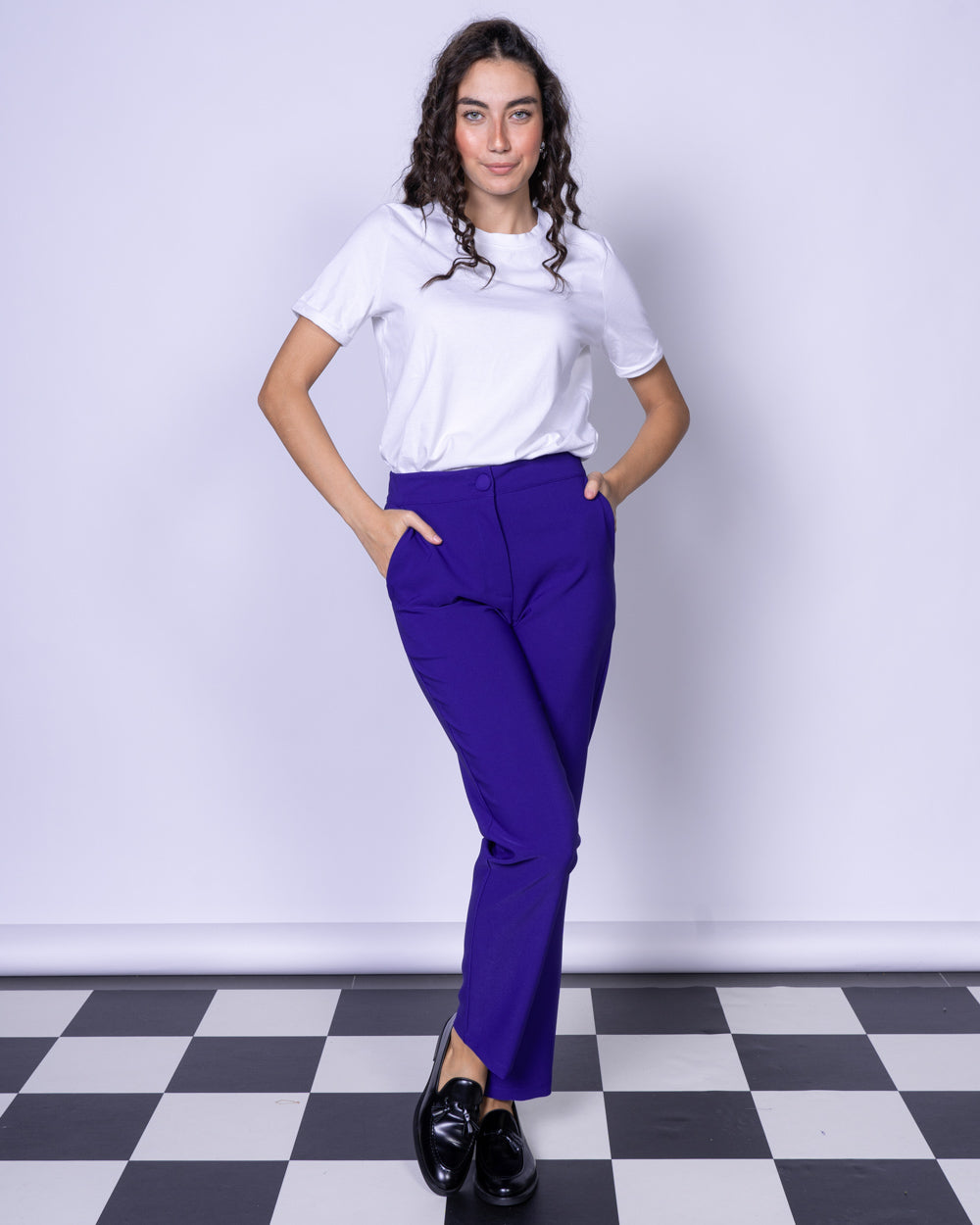 PANTALONE ANEMONE VIOLA