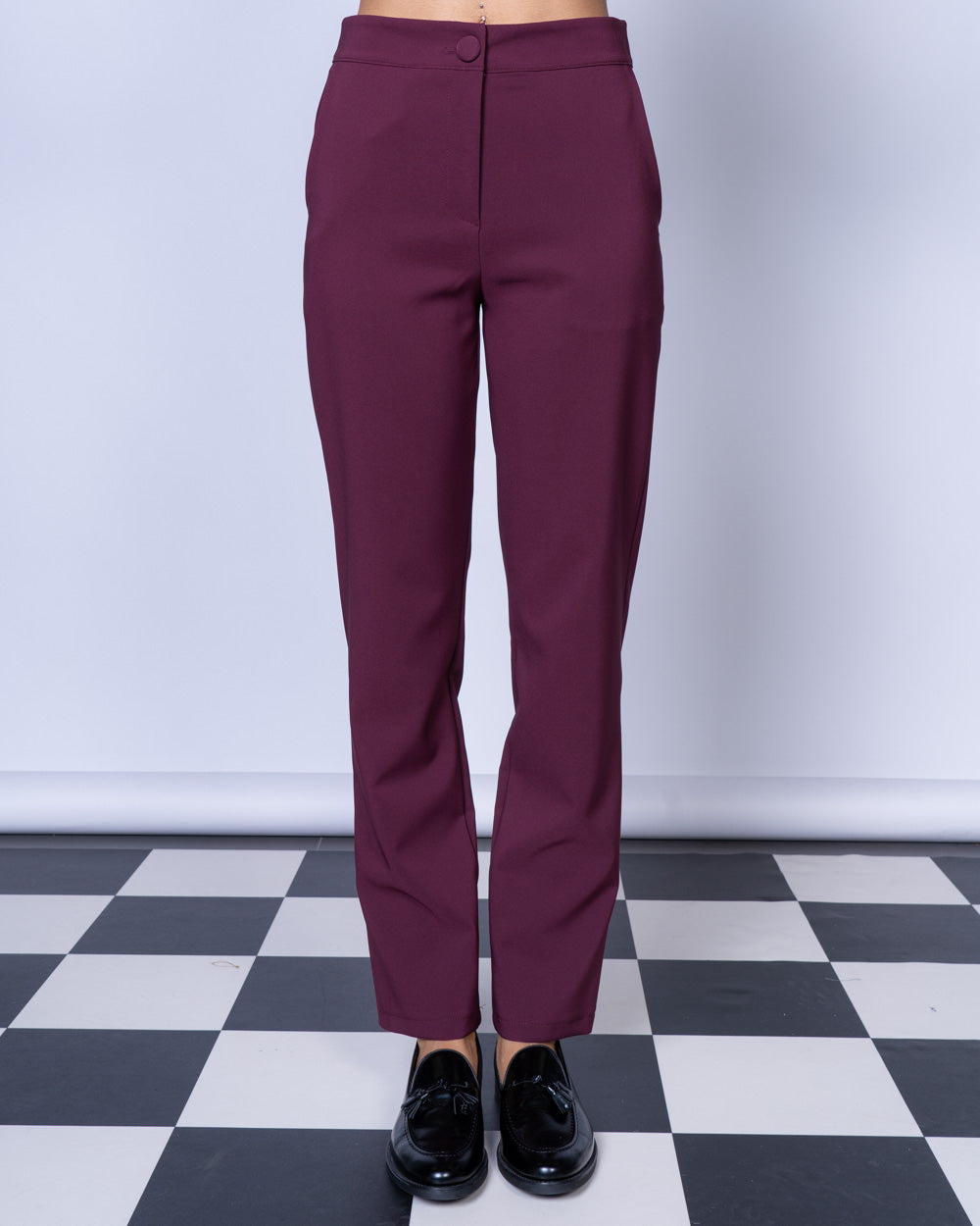 PANTALONE ANEMONE BORDEAUX