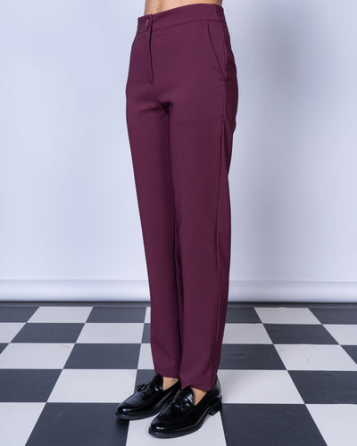 PANTALONE ANEMONE BORDEAUX