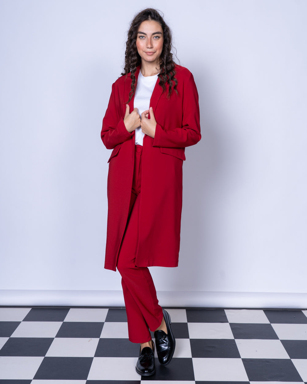 PANTALONE ANEMONE ROSSO