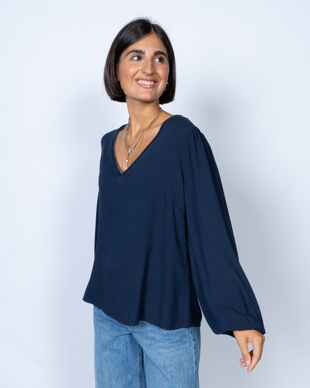 BLUSA PETUNIA BLU