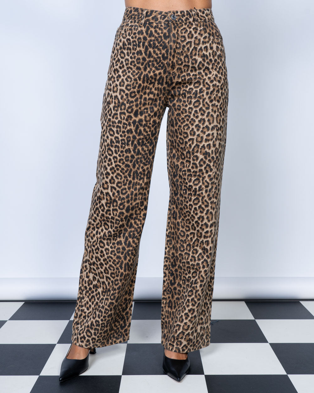 PANTALONE TESSA LEOPARDATO