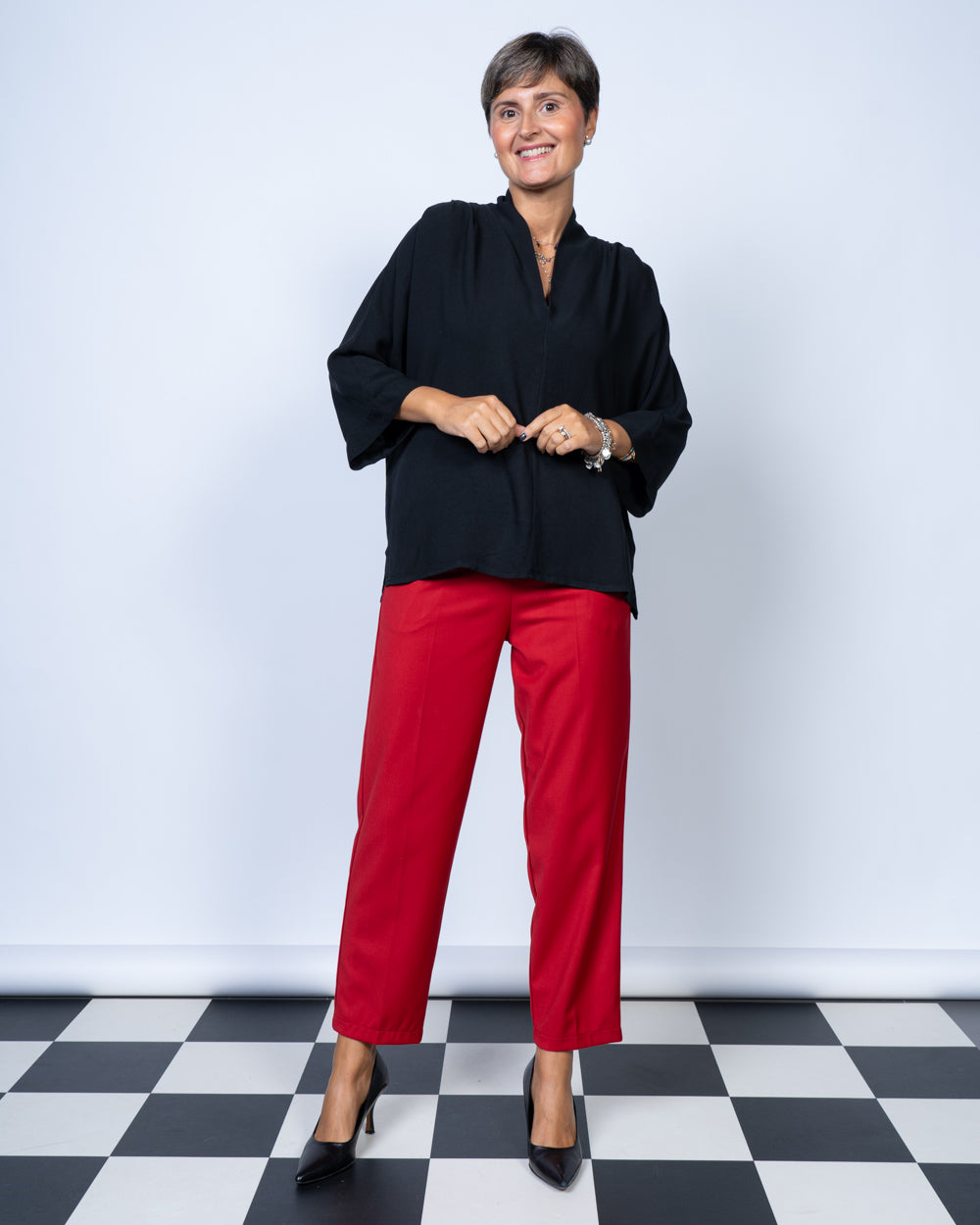 PANTALONE GRAZIA ROSSO