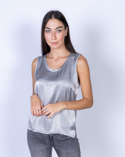 BLUSA CAROL ARGENTO