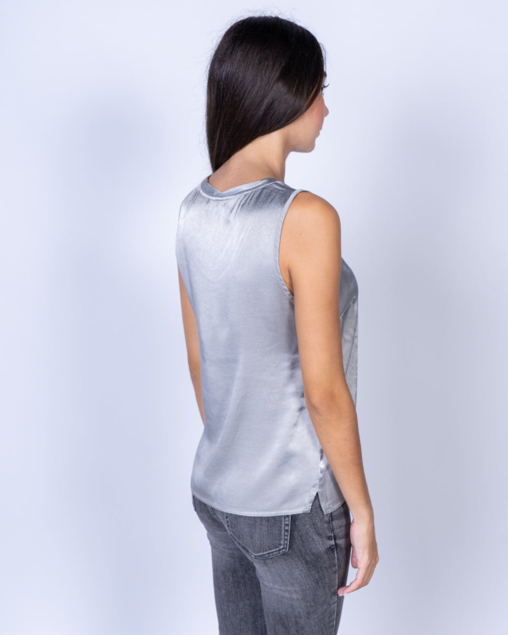 BLUSA CAROL ARGENTO