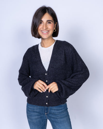 CARDIGAN MARIN NERO