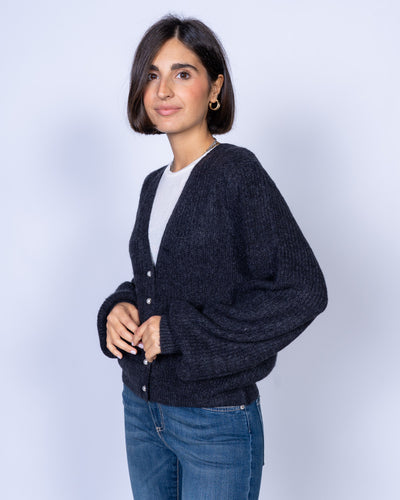 CARDIGAN MARIN NERO