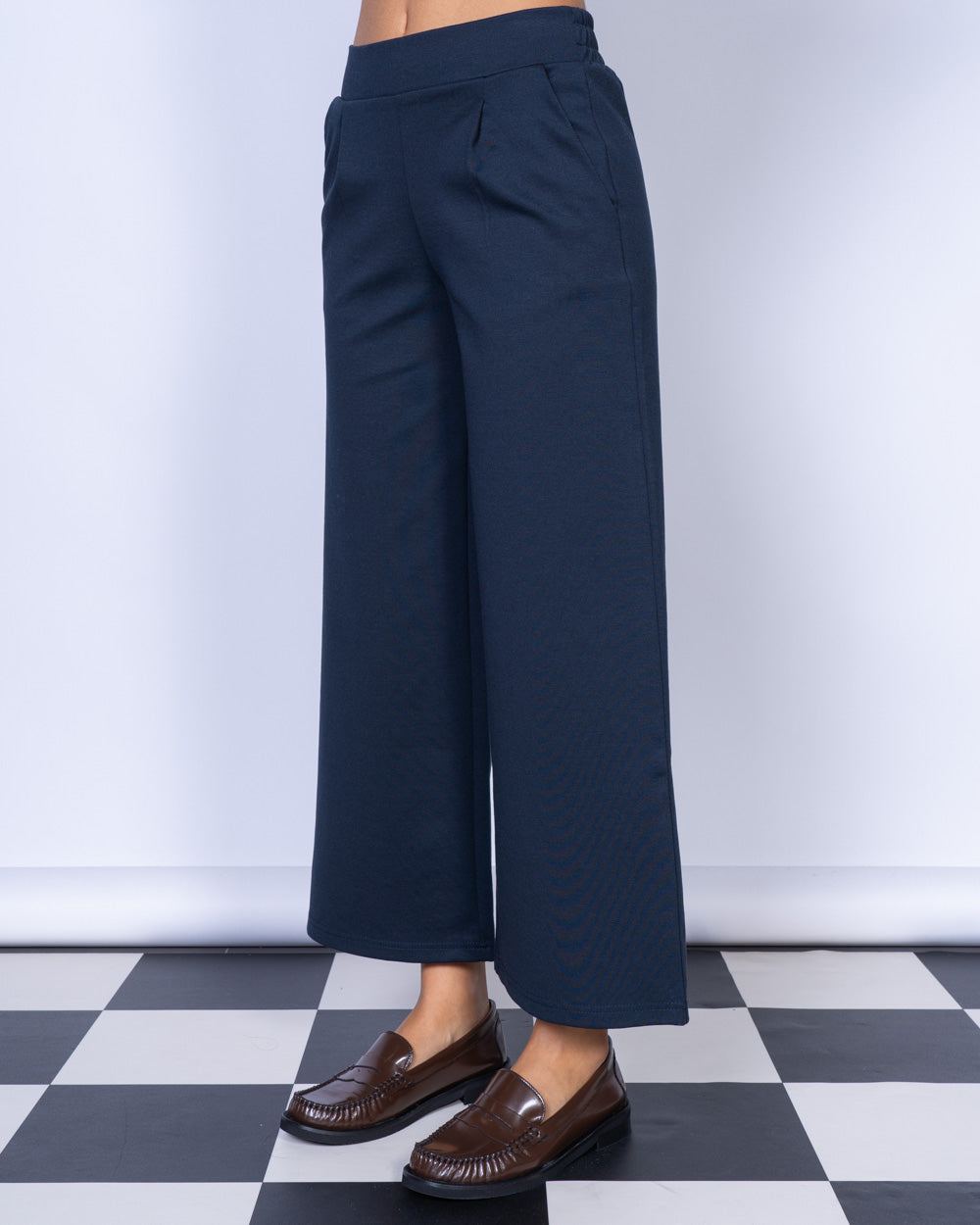 PANTALONE KATE WIDE BLU