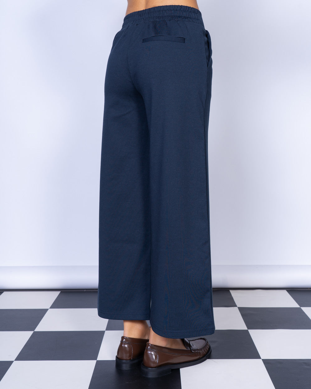 PANTALONE KATE WIDE BLU