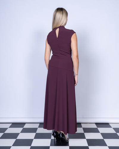 VESTITO MELRA BORDEAUX